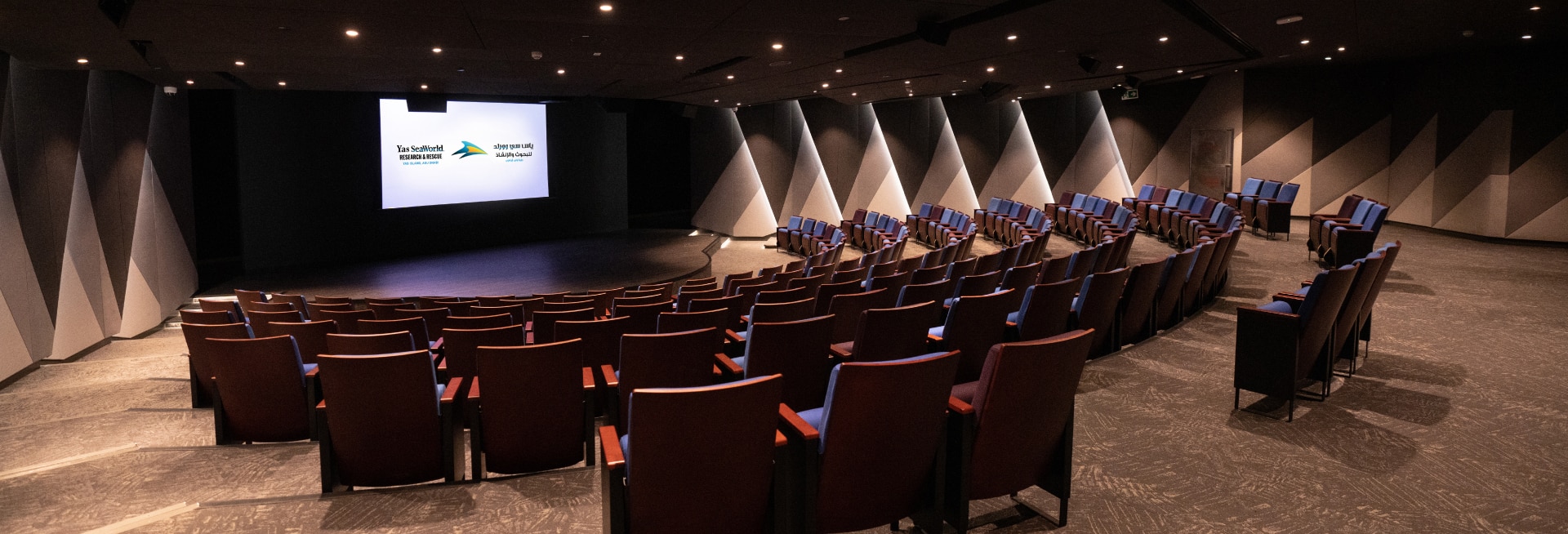 Yas SeaWorld Research & Rescue auditorium