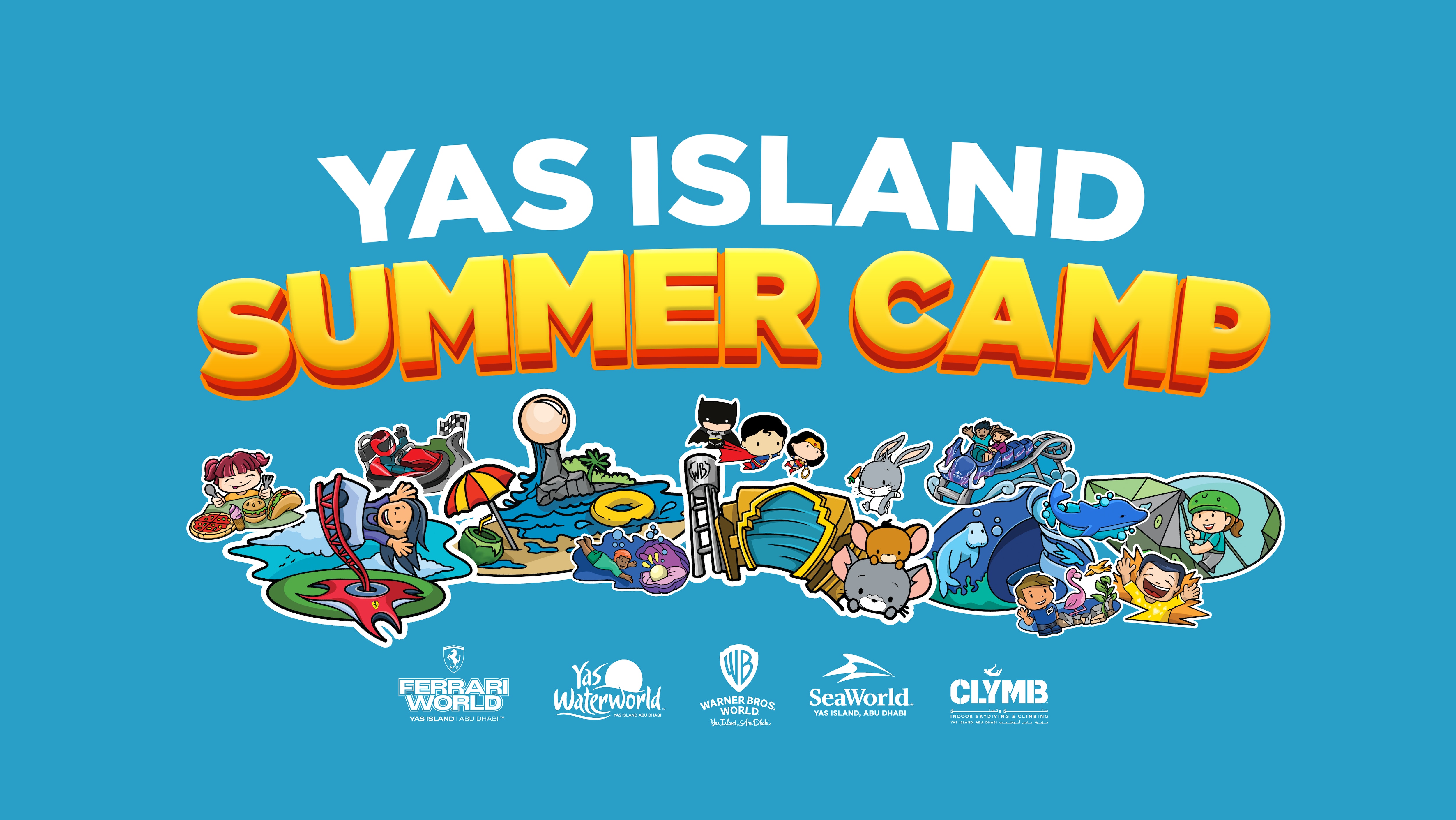 Yas Island Summer Camp lock-up banner