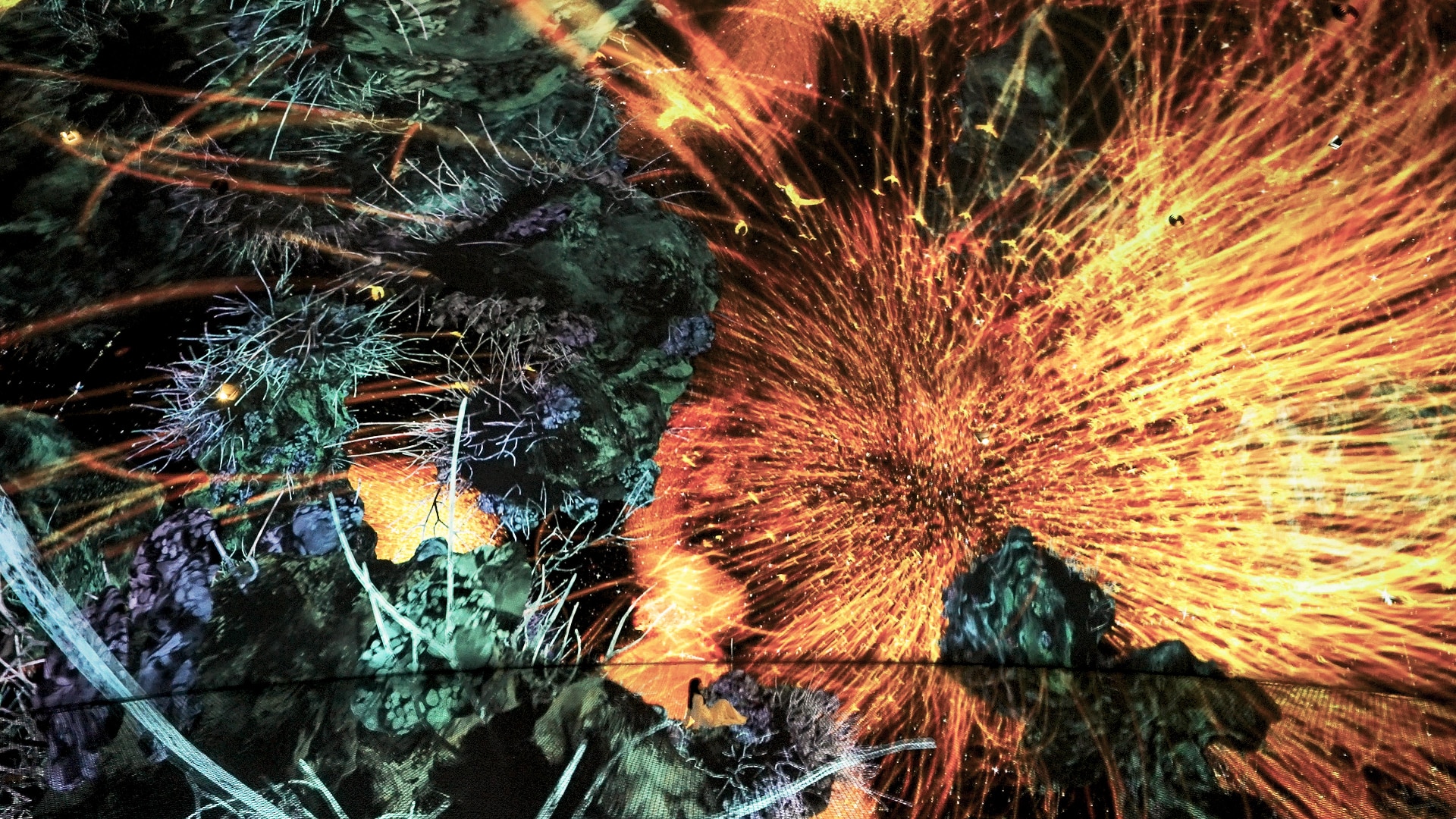 Mesmerizing and colorful Biocosmos artwork
