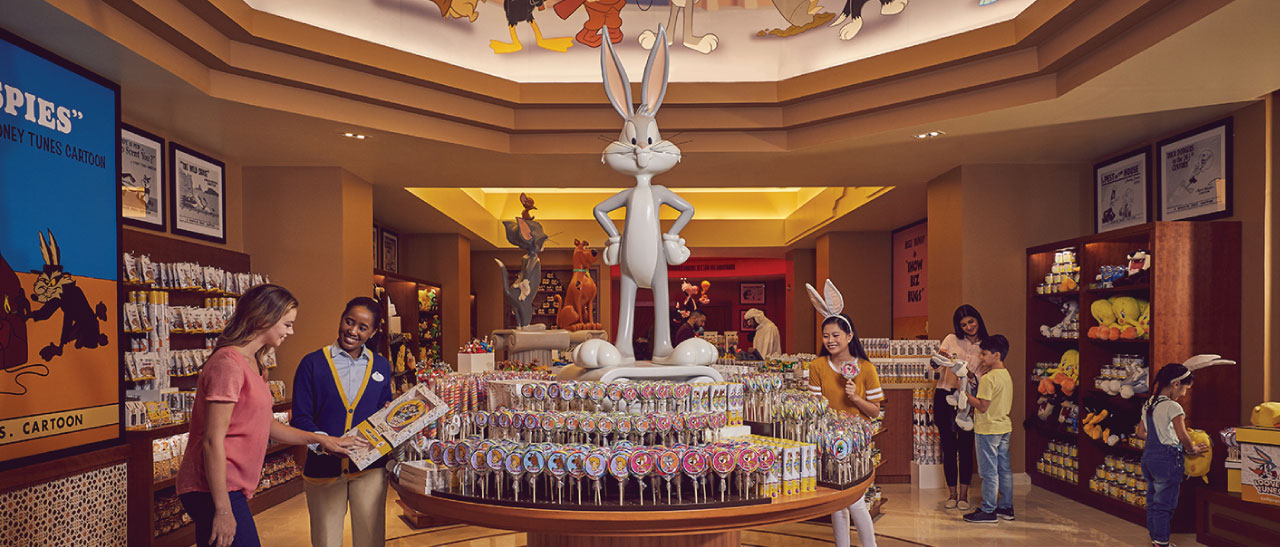 Bugs Bunny & Co. and Superstar Souvenirs.