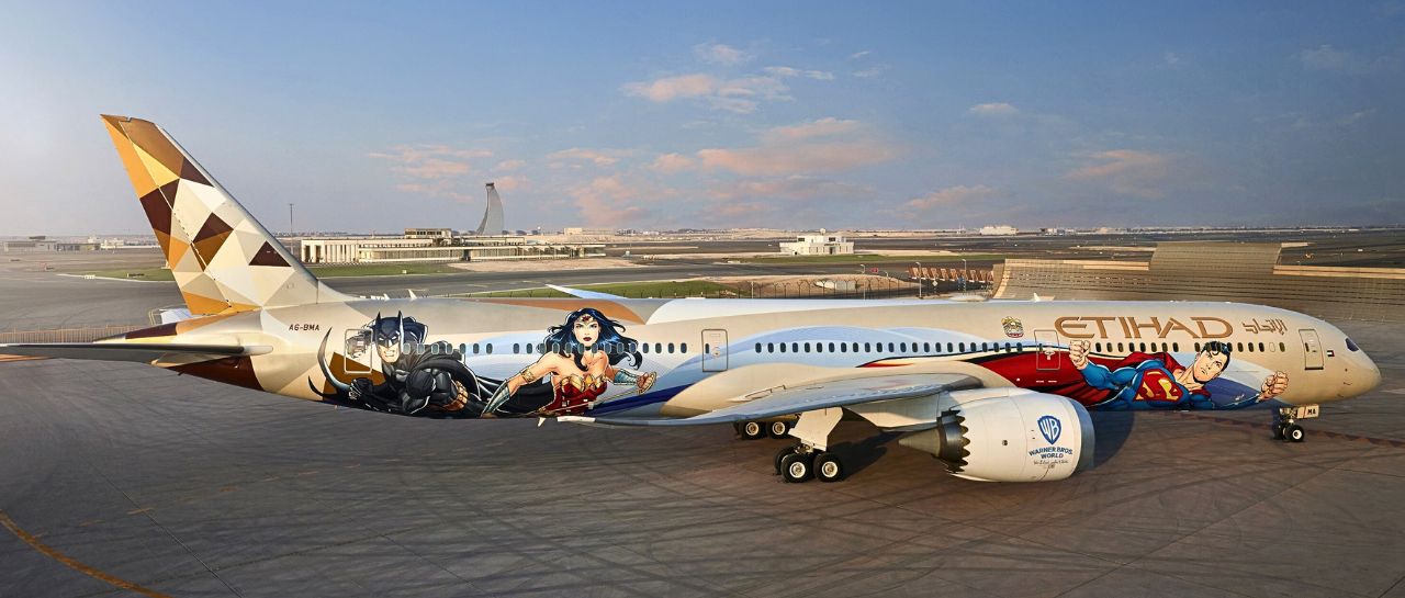 The World’s First Warner Bros. World™ Branded Aircraft With Etihad Airways