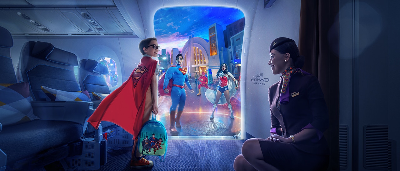 Etihad Unlocks the Gateway to Metropolis in Warner Bros. World Yas Island, Abu Dhabi