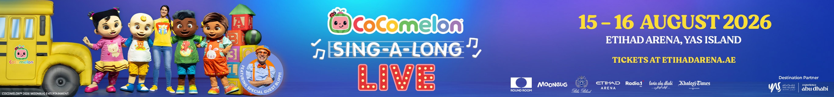 CoComelon Live Abu Dhabi at Etihad Arena
