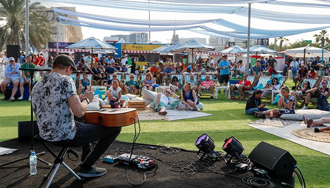 West Oasis Fan Zone  Yas Marina Circuit Formula 1 Etihad Airways